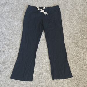 Roxy Black Vacay Pants with Drawstring